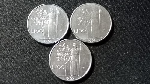 Italia 3 monete da - -,