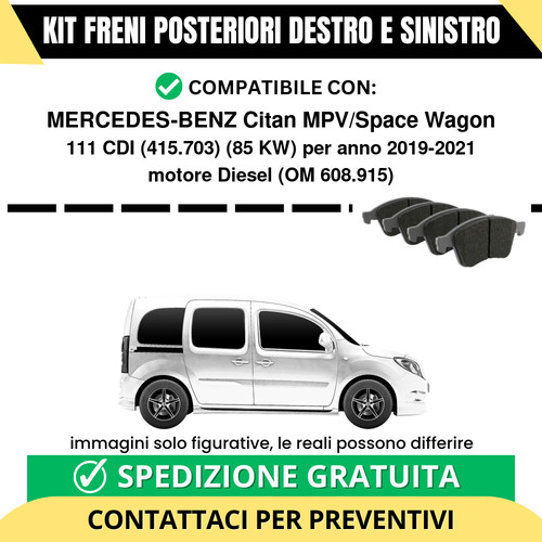 Pastiglie freno posteriori - freno,