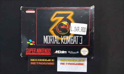 Snes super nintendo mortal - snes,