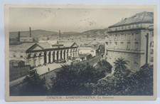  Vg. 1933 Genova Stazione Sampierdarena Cartolina Liguria Italy 