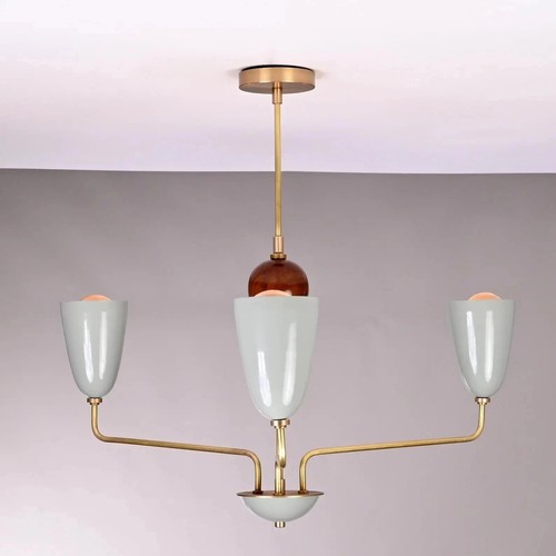 Lampadario stilnovo italiano - lampadario,