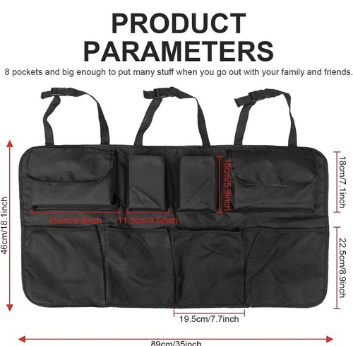 Organizer bagagliaio auto - bagagliaio, 9