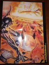 Poster di SILVER SURFER e GALACTUS by ALEX ROSS originale Americano