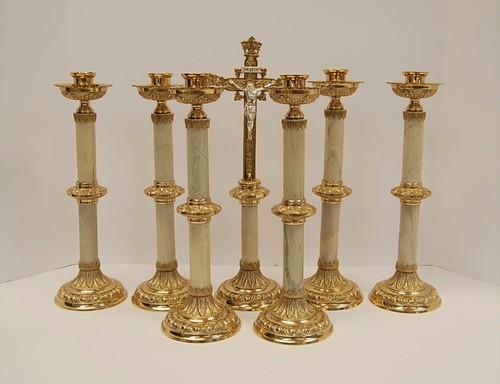 Brass church altar - church,
