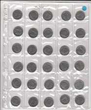 REGNO D'ITALIA 30 MONETE C. 20 1943 IMPERO TUTTE MAGNETICHE CONSERV. SPL/FDC