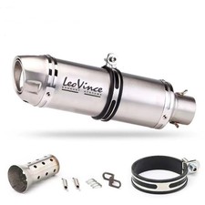 Terminale scarico universale moto 51mm  In Acciaio Inox  con Db Killer Moto E Sc