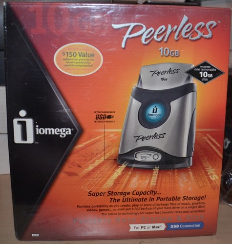 Iomega peerles 10gb stazione - peerles,