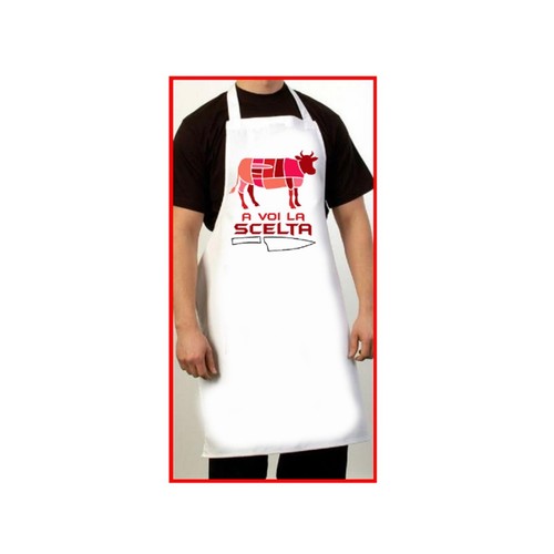 Grembiule bianco cucina - bianco,