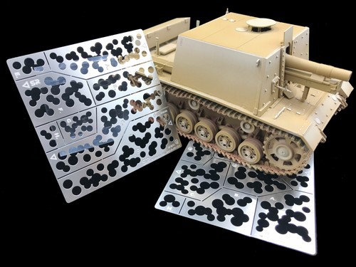 Stencil aerografo spray