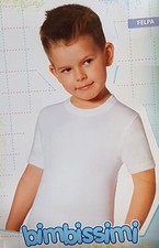 BIMBISSIMI. 3x T-shirt, Maglietta Bimbo, mezza manica Caldo cotone 100% - TM310R