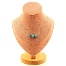 Collana 3 Perle Turchese