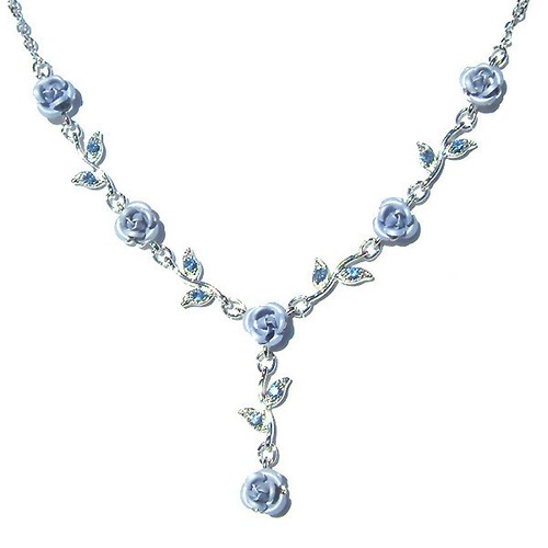 Collana floral per sposa - per, e