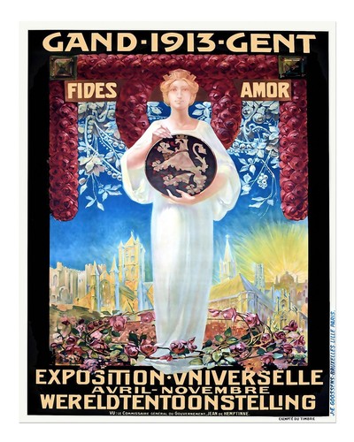Vintage 1913 esposizione - , arte