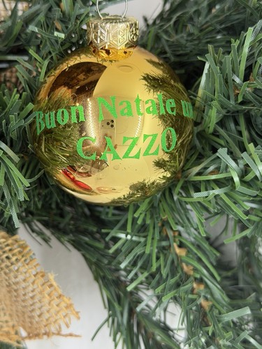 Pallina albero decorazione