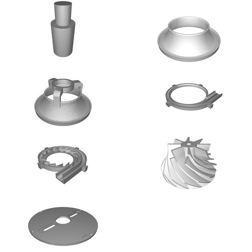 Kit compressore centrifugo con - compressore,