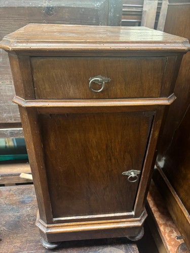 Comodino antico legno - comodino,