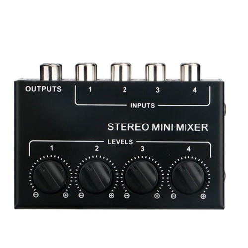 Mixer stereo passivo 4 - mixer,