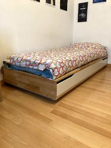 Letto ikea mandal singolo con - letto,