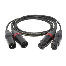 VAN DEN HUL D-501 SILVER H. Terminato XLR Coppia di cavi Audio Bilanciati NUOVI
