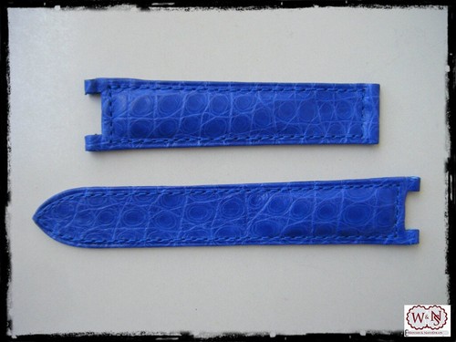 Cinturino coccodrillo blu - in,