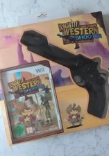 Gioco SPAGHETTI WESTERN SHOOTER PISTOLA NINTENDO WII Ottime Condizioni
