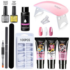 Poly Nail Gel Set 6W LED Lamp