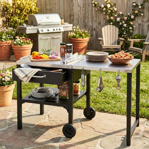 Carrello cucina pieghevole - carrello, da