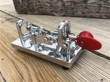 Telegraph Key, Morse Code, Vibrokeyer, Ham Radio, Iambic Paddles, Vibroplex, B