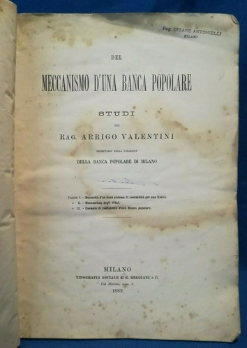 Valentini meccanismo una - meccanismo, d'una
