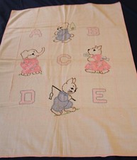 VINTAGE Lenzuolo Culla Cotone