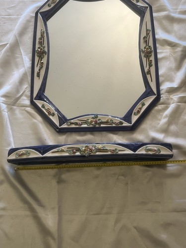 Specchio con mensola vintage - con,