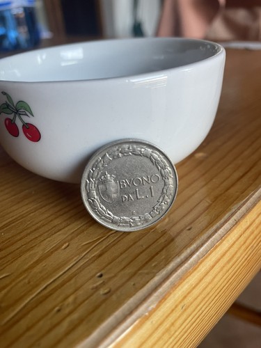 Moneta buono lira - da, 1