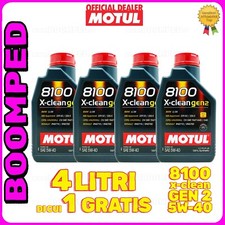 OLIO MOTORE MOTUL 8100 X-CLEAN GEN2 5W40 ACEA C3 100% SINTETICO 4 LITRI 04MO43