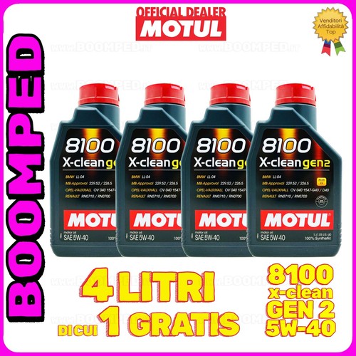 Olio motore litri - 4, motul