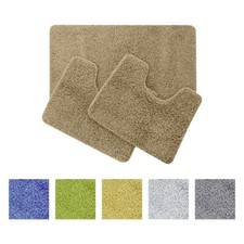 Set tappeti bagno shaggy - tappeti, tris