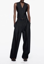 ZARA PANTALONE DONNA NERO