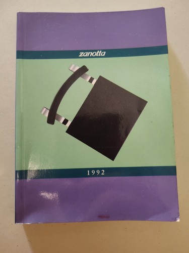 Catalogo vintage zanotta 1992 - catalogo,