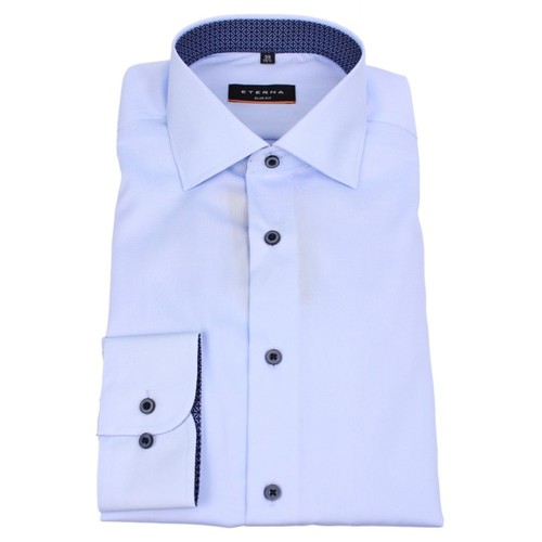 Eterna camicia uomo blu - eterna,