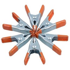 Set di morsetti in acciaio a molla da 2 pollici in metallo con protezioni e i...