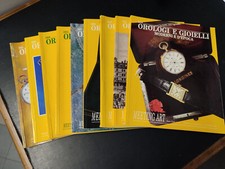 MEETING ART VERCELLI 9 CATALOGHI ASTE OROLOGI E GIOIELLI 1995