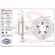 2 dischi freno Brembo asse