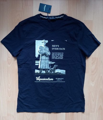 Aquascutum shirt uomo blu - aquascutum,