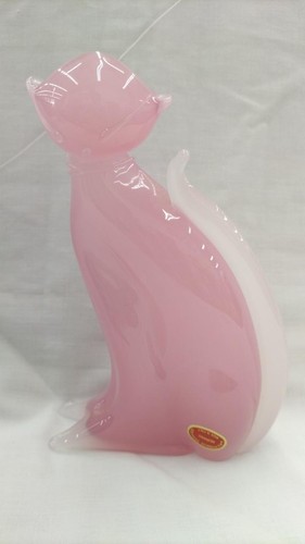 Statuina gatto vetro di - gatto,