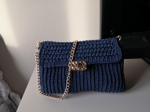 Borsa fatta mano uncinetto - a,