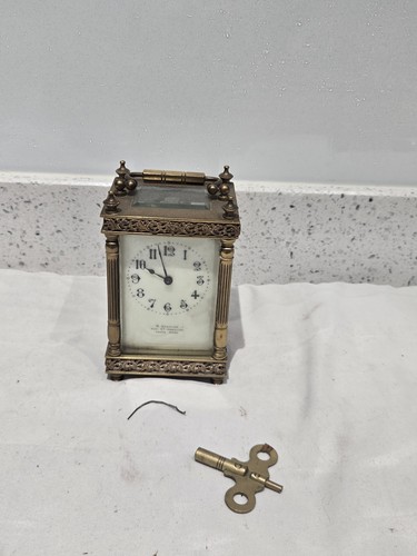 Ornate antique brass carriage - ornate,
