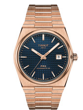 Orologio da uomo TISSOT PRX Powermatic 80 T137.407.33.041.00 blu mai usato co...