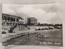 cartolina latina san felice circeo spiaggia anni 50/60 formato grande