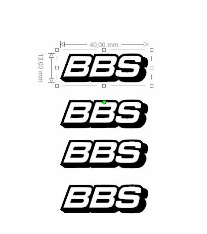 Stickers bbs taille un - stickers,