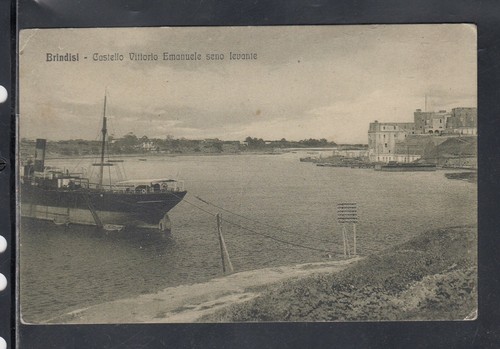 Cartolina brindisi castello - brindisi,