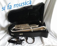COMET (flicorno) Basso Tuba silver 3 pistoni MIb per Banda e Orchestra Sinfonica